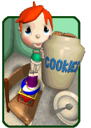 boy with hand in cookie jar