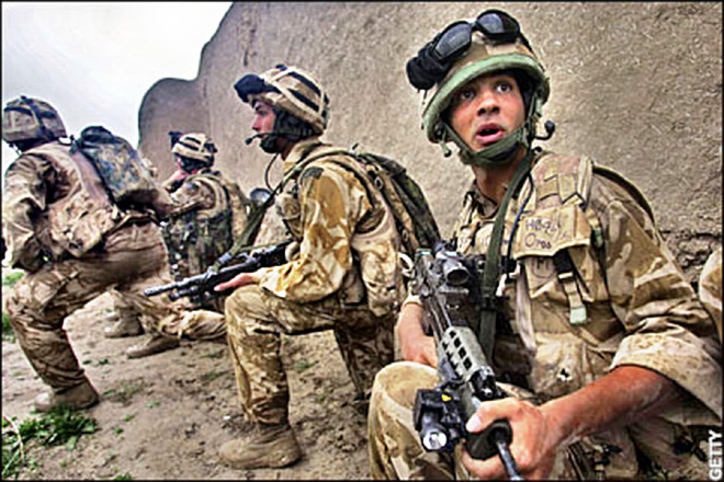 Afghan War; British soldier